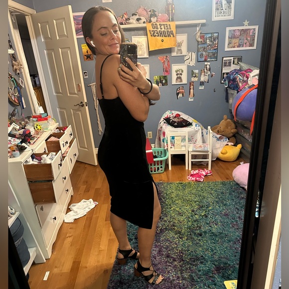 New with tags velvet dress express medium - Picture 2 of 8